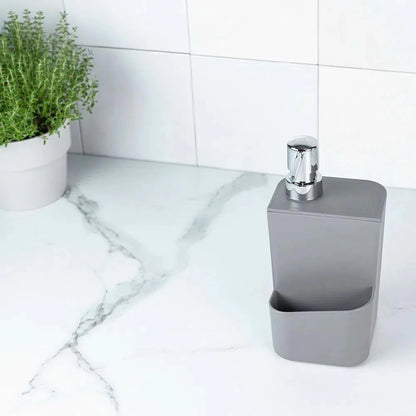 Dispensador Lavaloza con Porta Esponja 650 ml Blanco