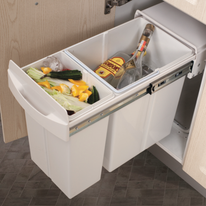 Basurero de Reciclaje 30L Blanco