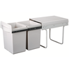 Basurero Reciclaje 40L de 2 Cubetas (20L c/u)