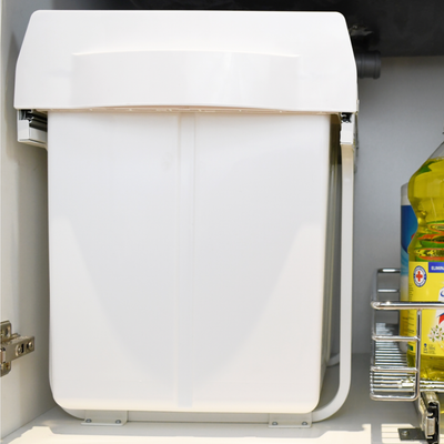Basurero Reciclaje 40L de 2 Cubetas (20L c/u)
