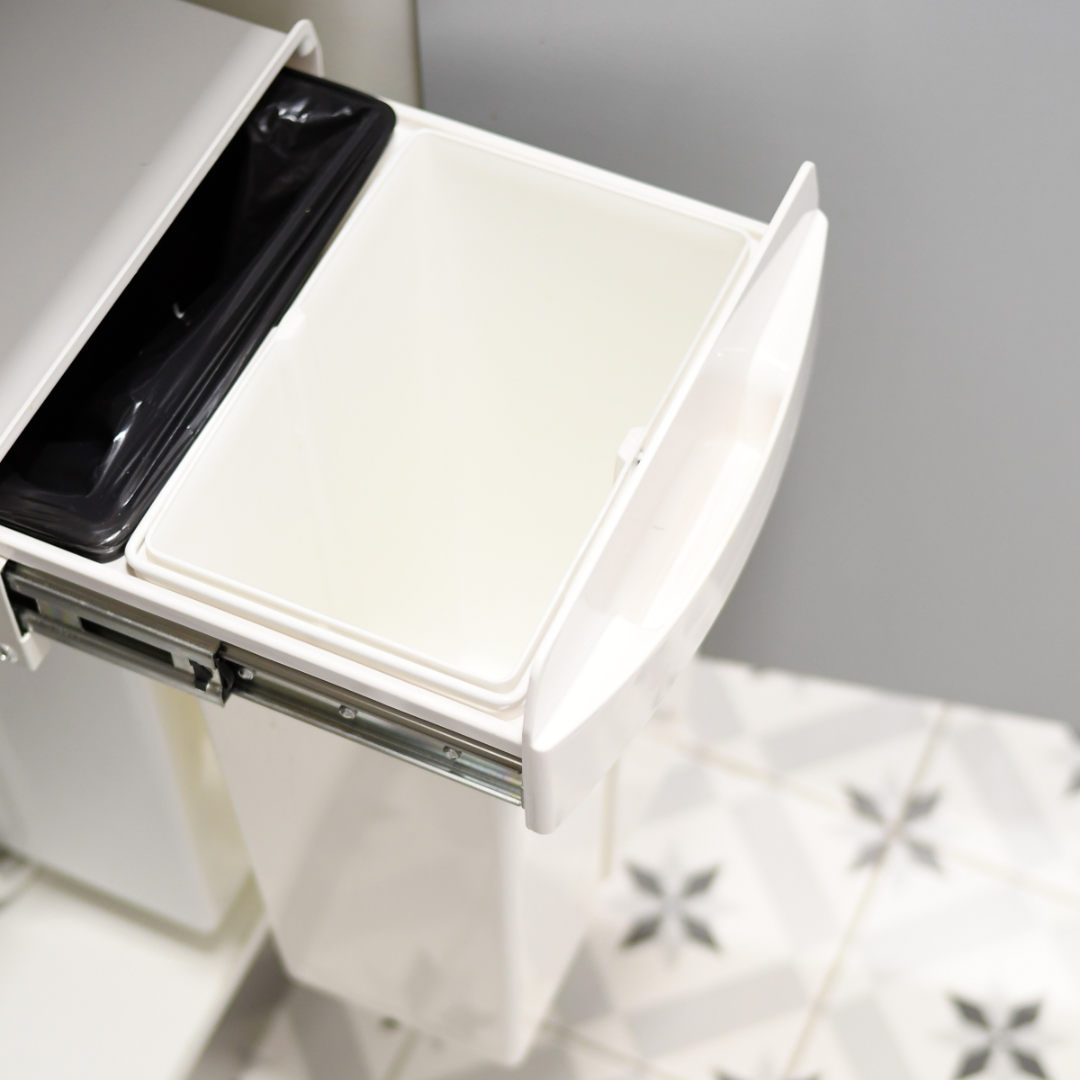 Basurero de Reciclaje 30L Blanco