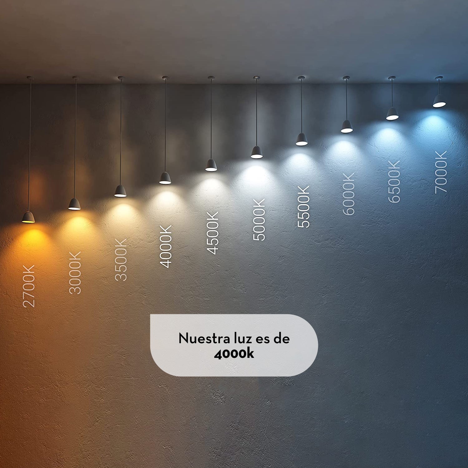 Luz led inalámbrica de 60 cm
