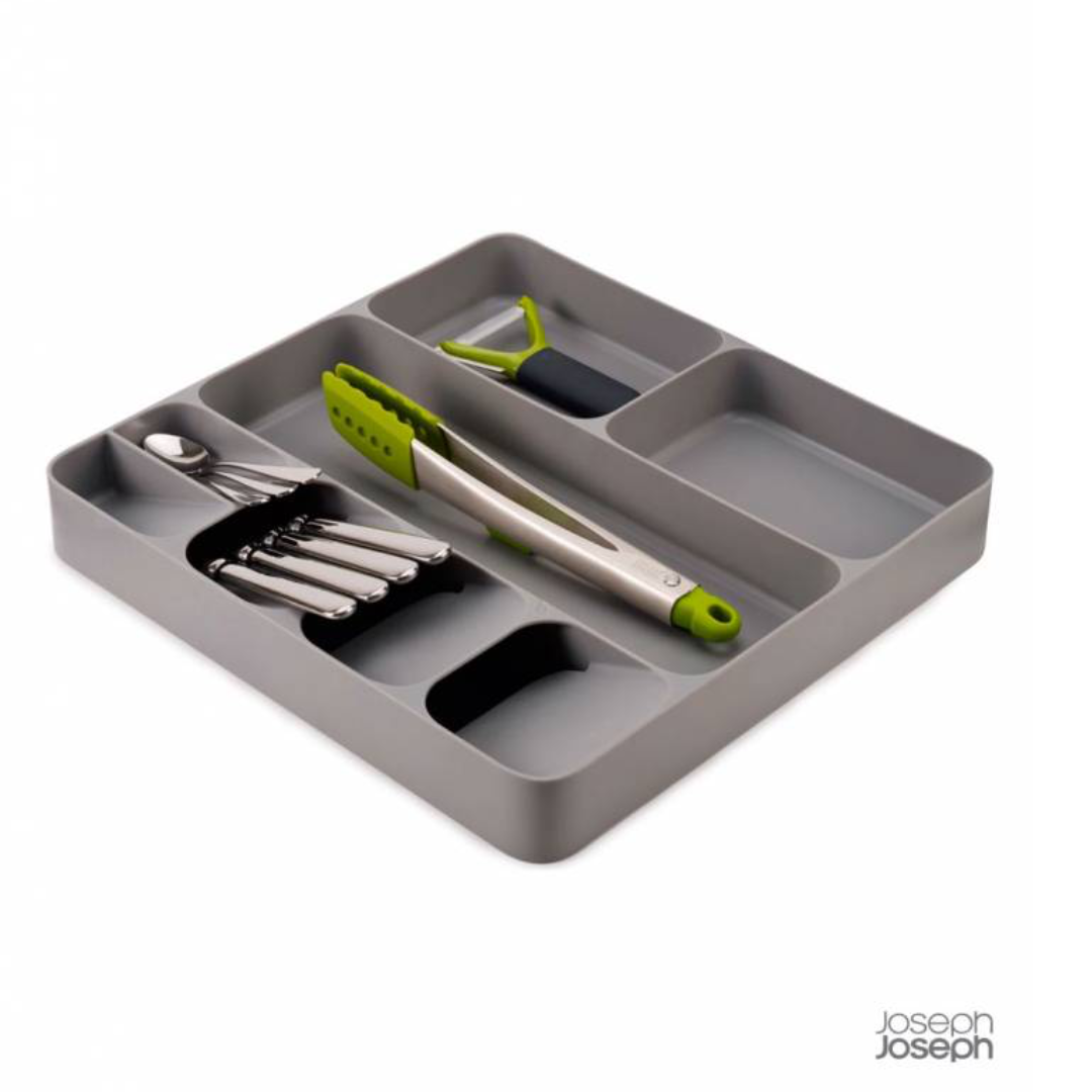 Organizador de cubiertos gris Joseph Joseph