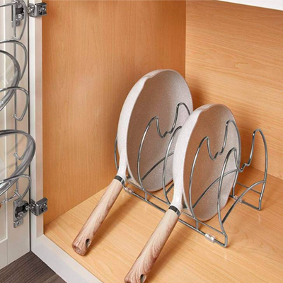 Rack organizador sartenes y tapas 28 cm Interdesign