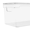 Organizador de despensa clear con tapa 30x15x13 cm