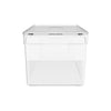 Organizador de despensa clear con tapa 30x15x13 cm