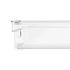 Organizador de despensa clear con tapa 30x15x7 cm