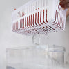 Organizador de despensa clear fresh con cesta 5 litros