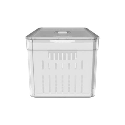 Organizador de despensa clear fresh con cesta 5 litros