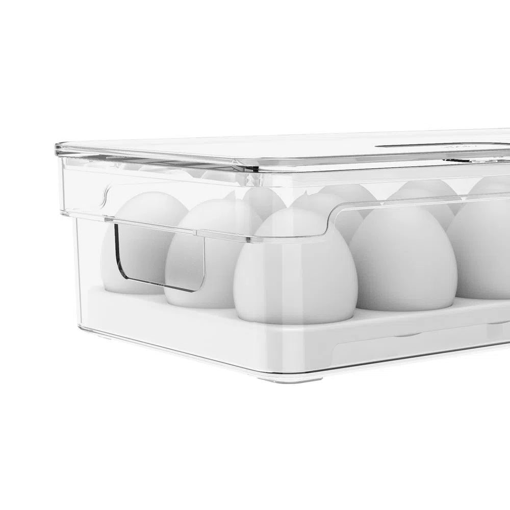 Organizador de huevos clear fresh 18 unidades