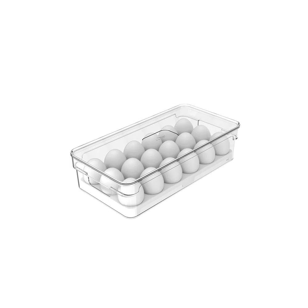 Organizador de huevos clear fresh 18 unidades