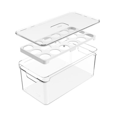 Organizador de huevos clear fresh 36 unidades