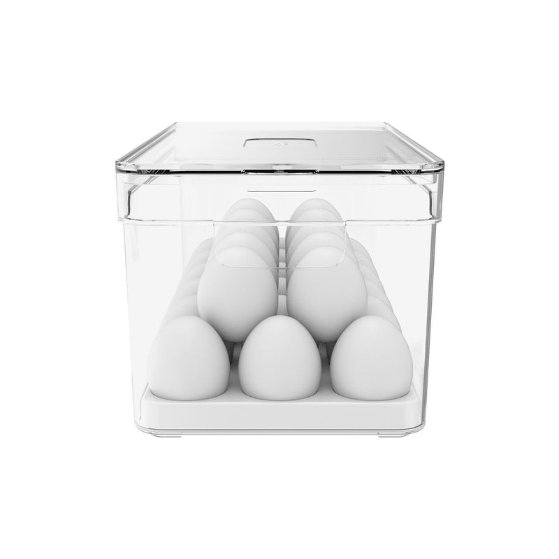 Organizador de huevos clear fresh 36 unidades