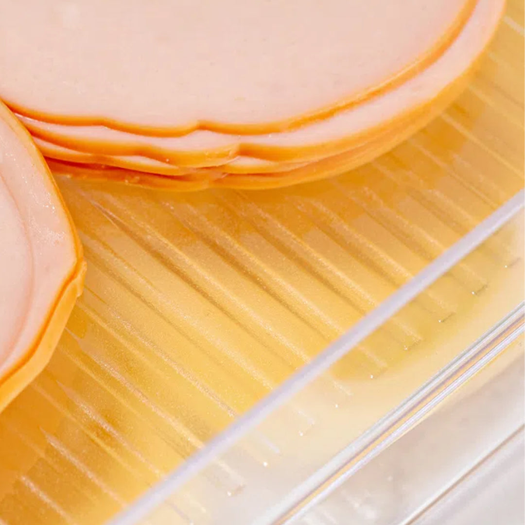 Contenedor jamón/queso doble clear transparente – CasaChic