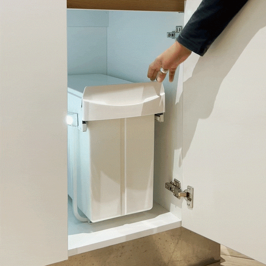 Basurero de Reciclaje 30L Blanco