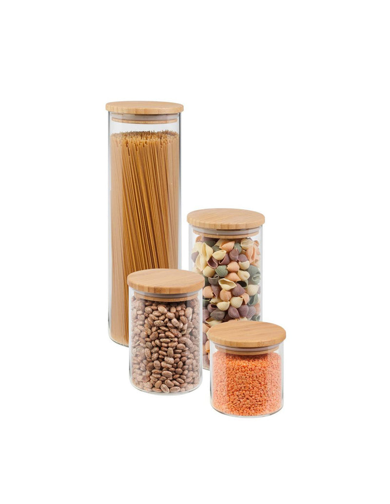 Contenedor hermético con tapa de Bambú 1000ml