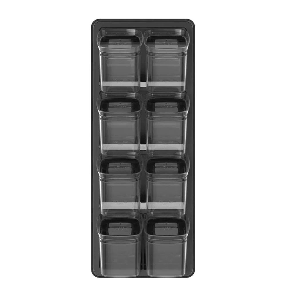 Especiero Hermético Block Cajón 9 Piezas (0,150L) Gris