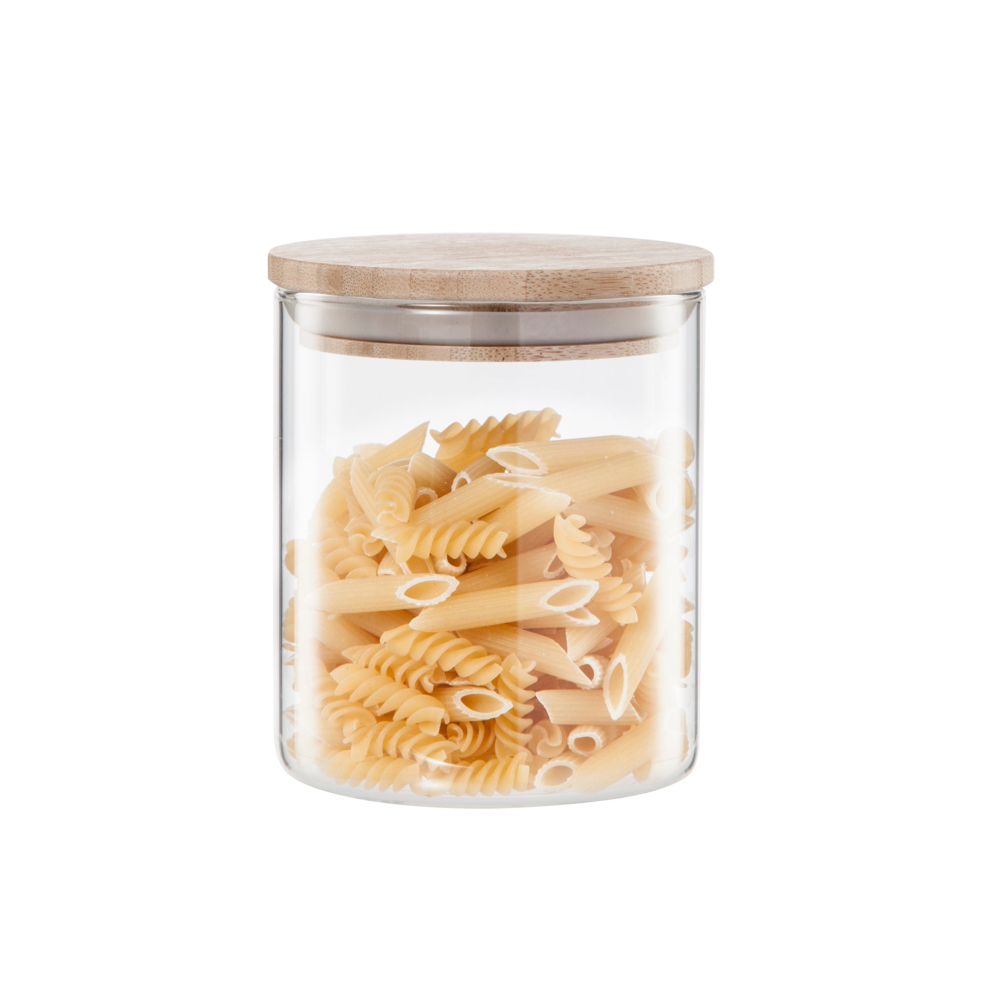 Contenedor hermético con tapa de bambú 700ml